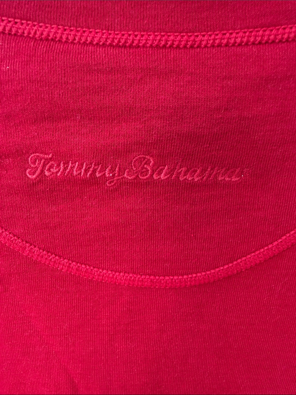 (312)Tommy Bahama Reversible Half Zip Pullover Women’s Red Pink Mock Neck - Picture 2 of 9